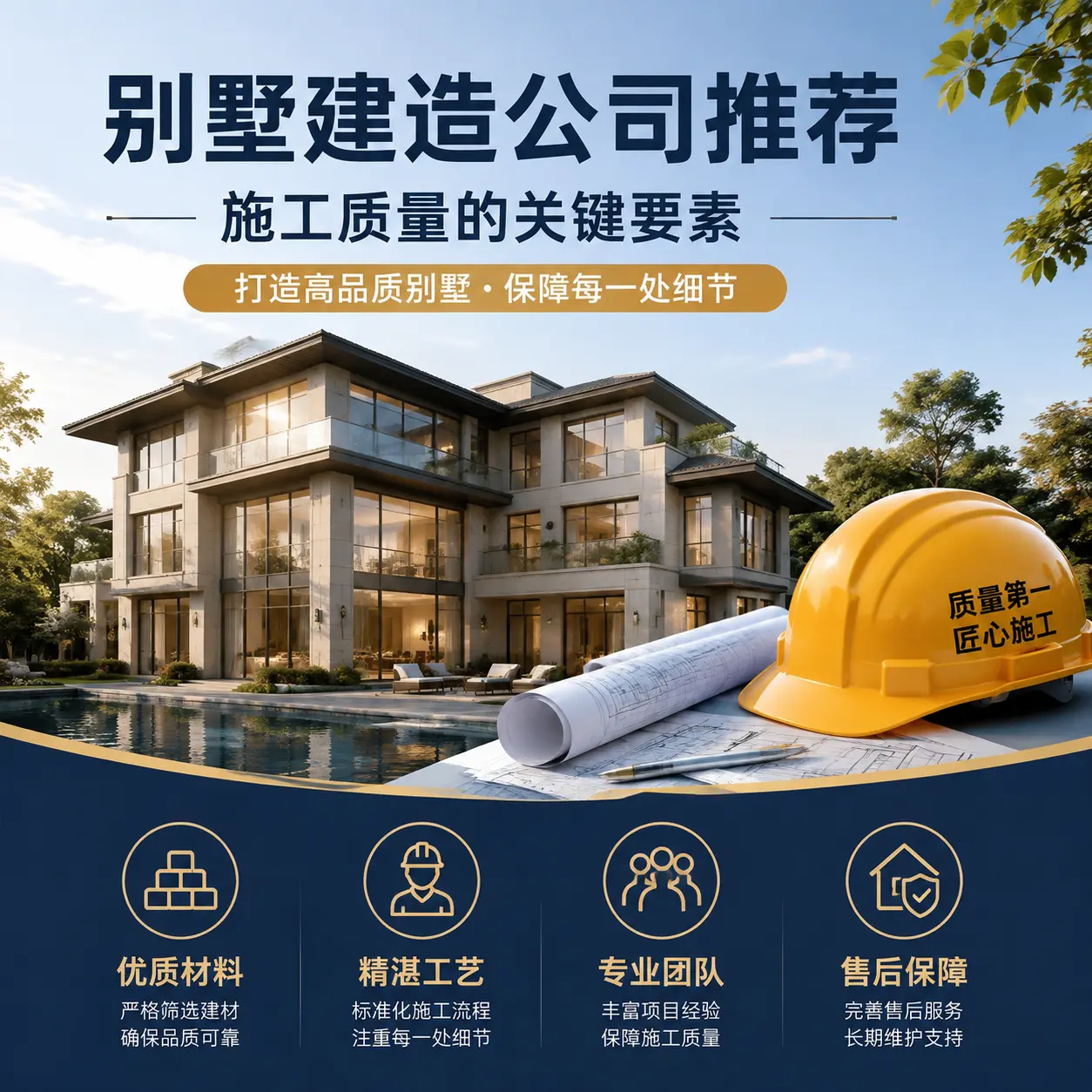 别墅建造公司推荐: 印江 施工质量的关键要素