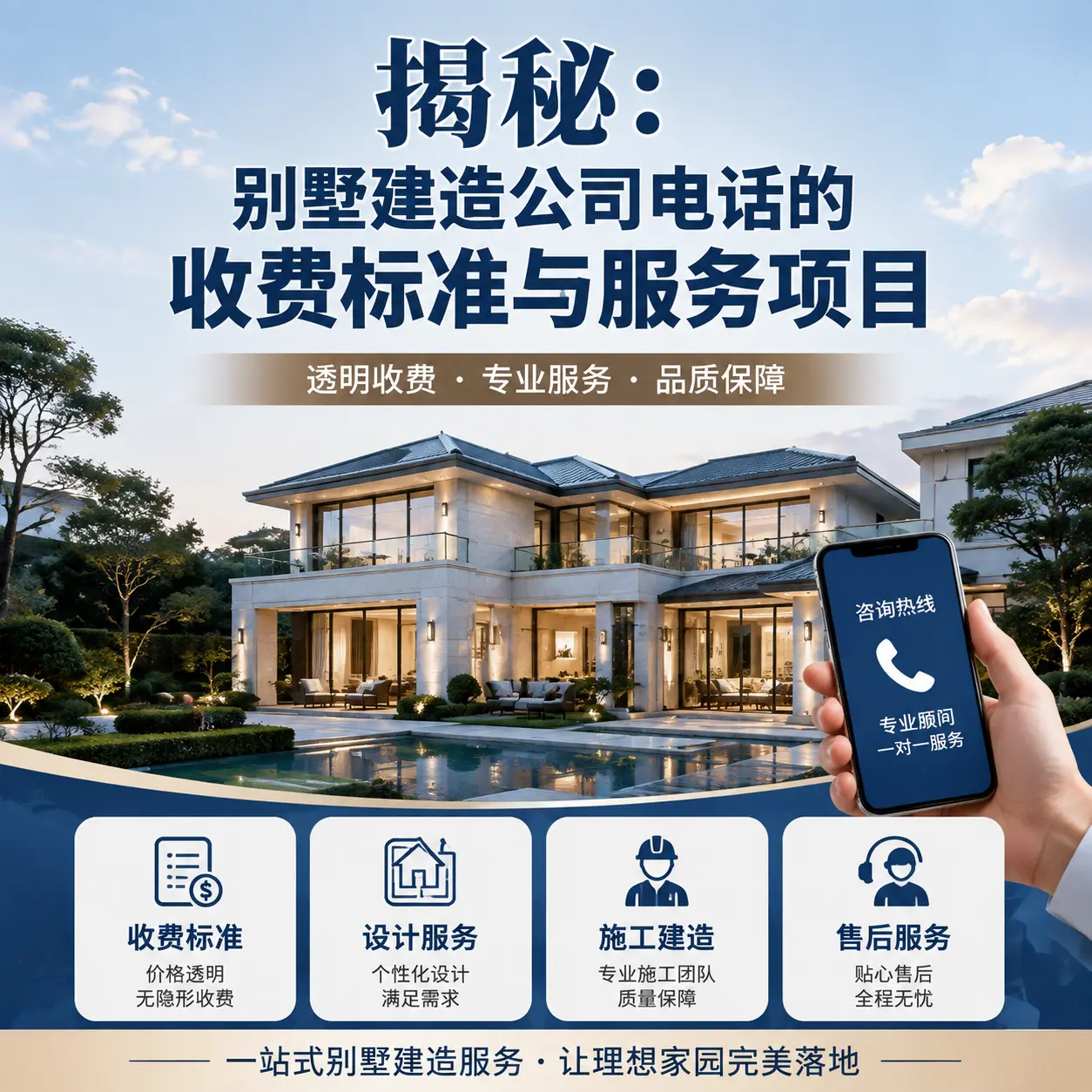 揭秘:印江别墅建造公司电话的收费标准与服务项目