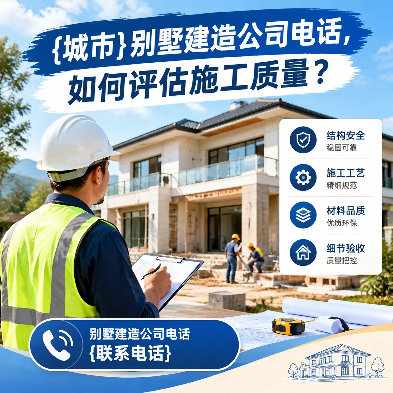 印江别墅建造公司电话，如何评估施工质量？