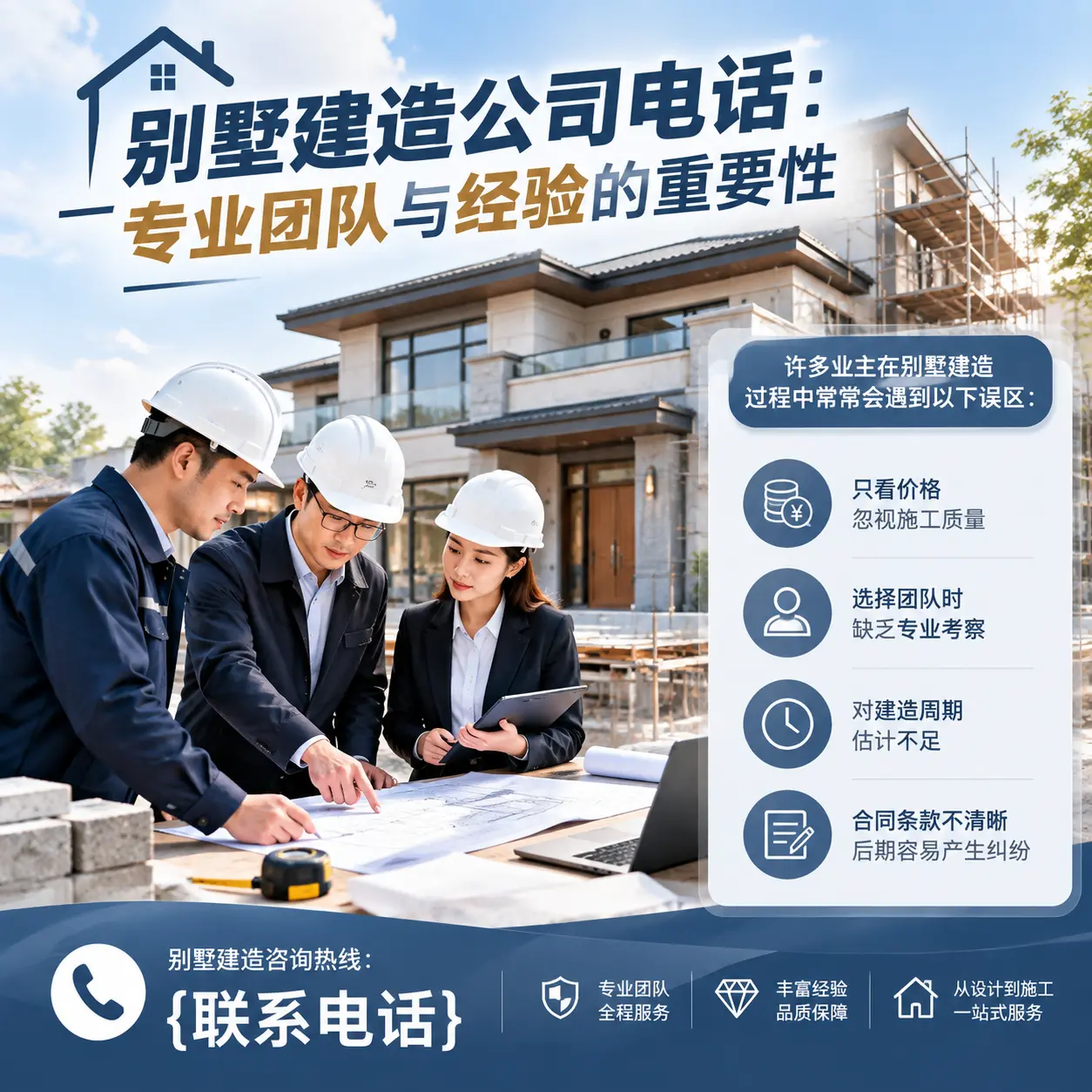 印江别墅建造公司电话:专业团队与经验的重要性