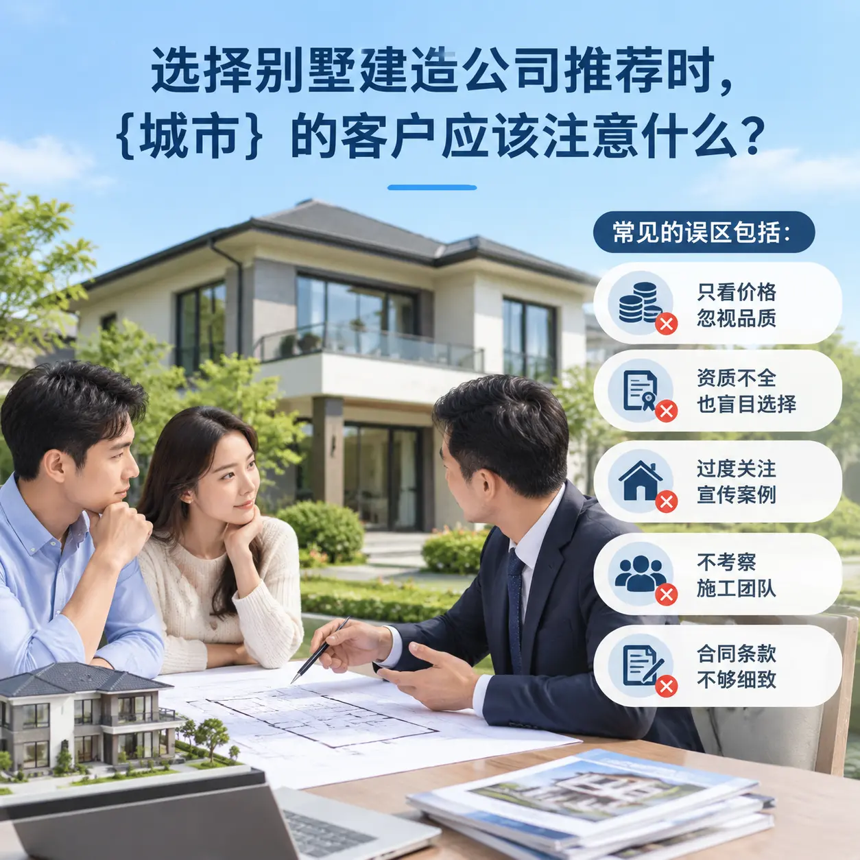 选择别墅建造公司推荐时,印江 的客户应该注意什么?