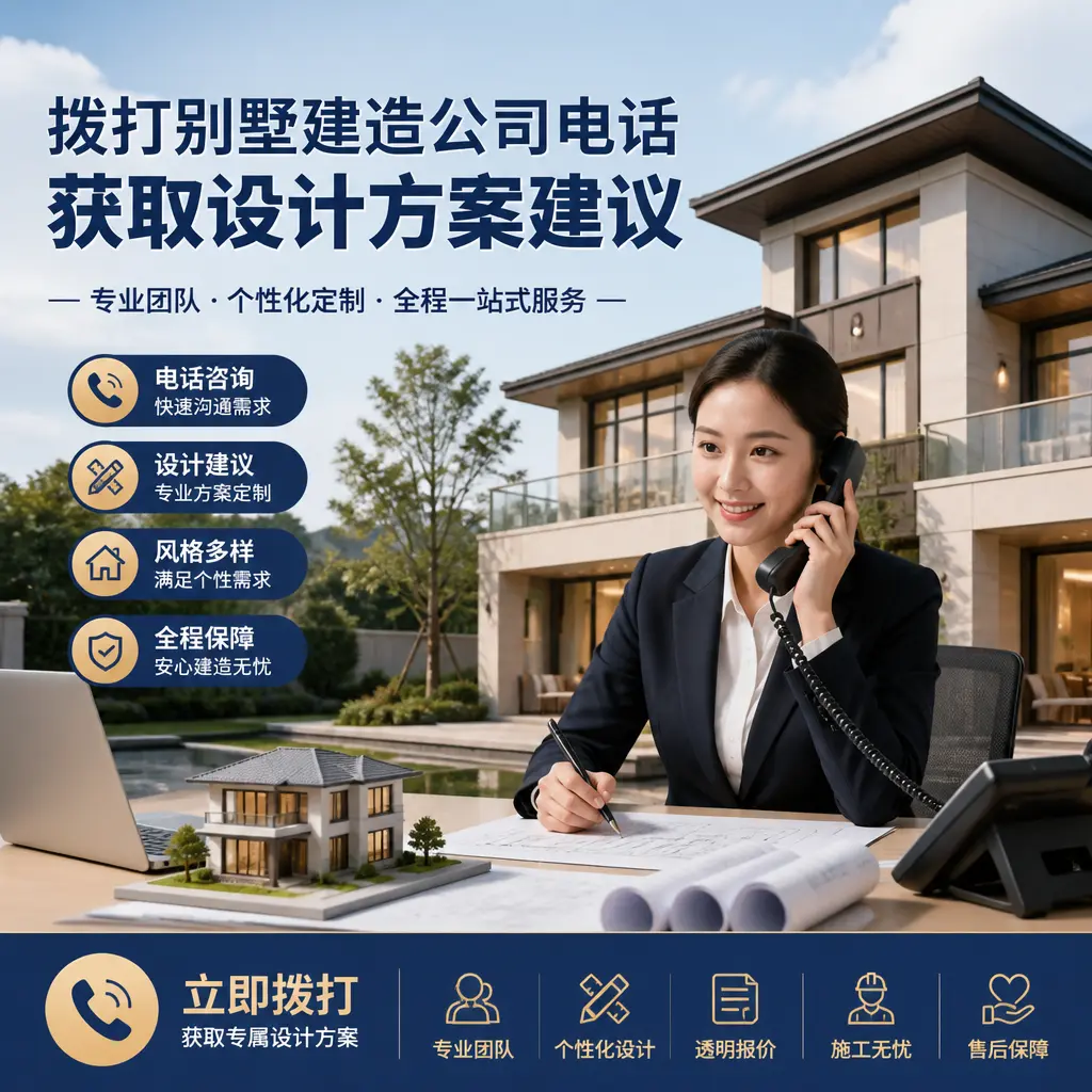 拨打印江别墅建造公司电话,获取设计方案建议