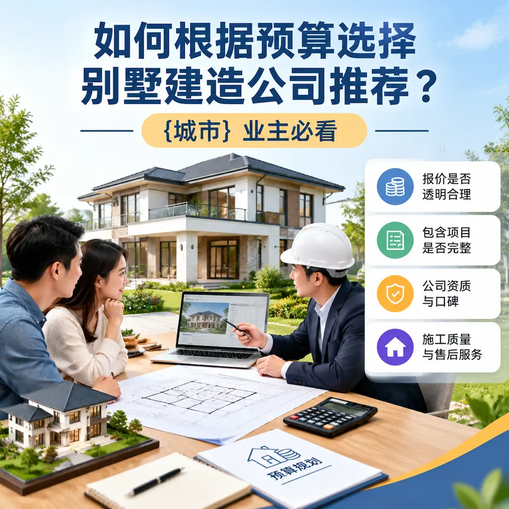 如何根据预算选择别墅建造公司推荐? 印江 业主必看
