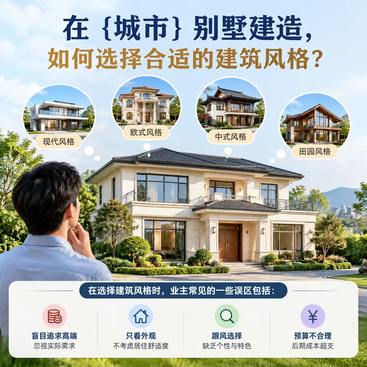 在 印江 别墅建造,如何选择合适的建筑风格?