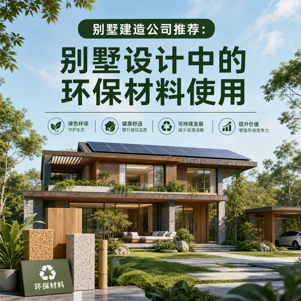 别墅建造公司推荐： 印江 别墅设计中的环保材料使用