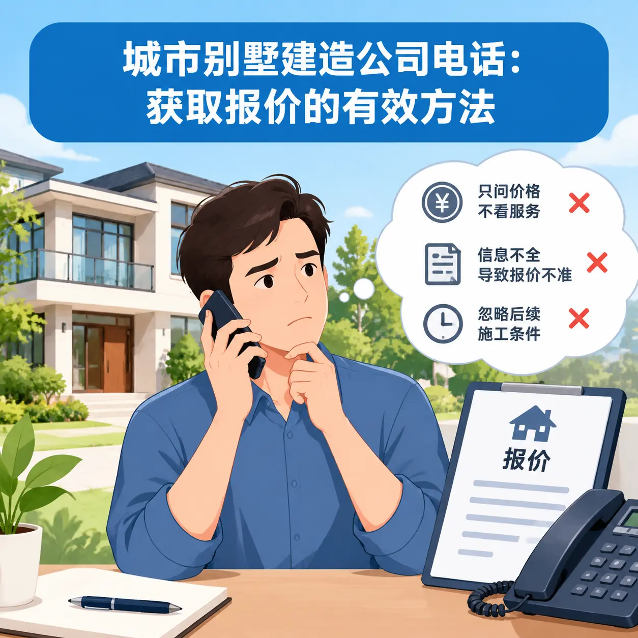 印江别墅建造公司电话：获取报价的有效方法